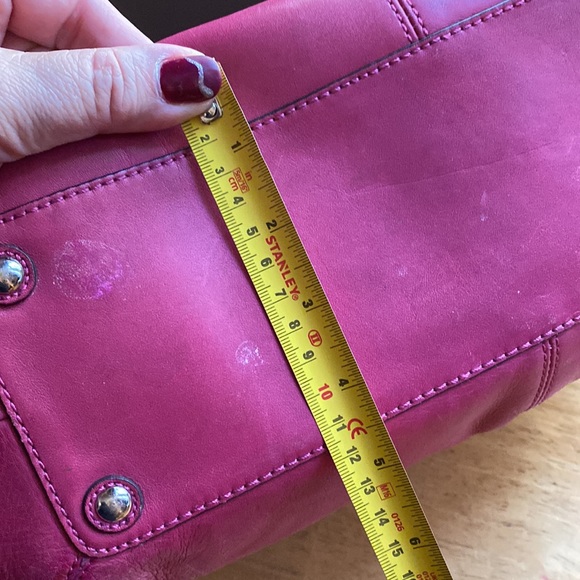 Coach bag #G0973-F13732 leather, 15x9x4,5”, pre-owned, somewhere changed color - Picture 11 of 17